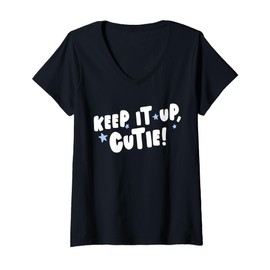 Womens Keep It Up Cutie V-Neck T-Shirt