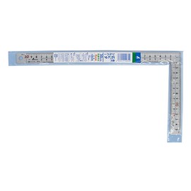 sinwa測定 曲尺 曲尺 Wide Pita Silver 30 cm Twin Sides Same Eyes 8 Tier Scale JIS 10035 
