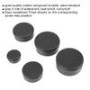 5PCS Motorcycle Frame Hole Cover Caps Plug Kit Decor for