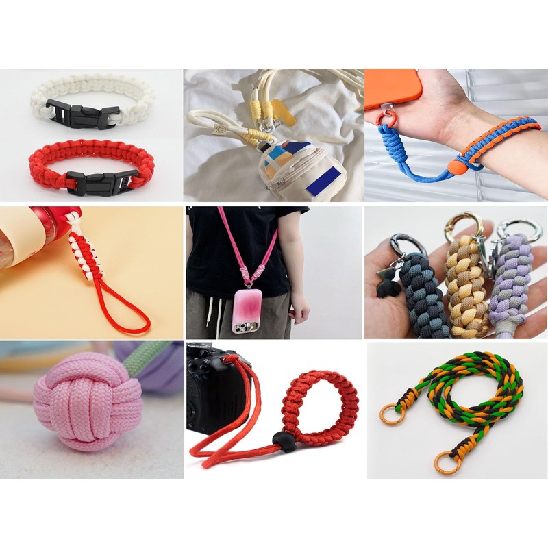 1/4 Inch Polyester Cord 10 Yards Lightweight Rope for Craft