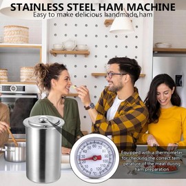Ham Maker Stainless Steel Meat Press - Ham Press with  Meat Press Tool for Making Deli Meat Homemade Lunch Meat Maker Bacon Meat  Cookers - Colour: Style 1