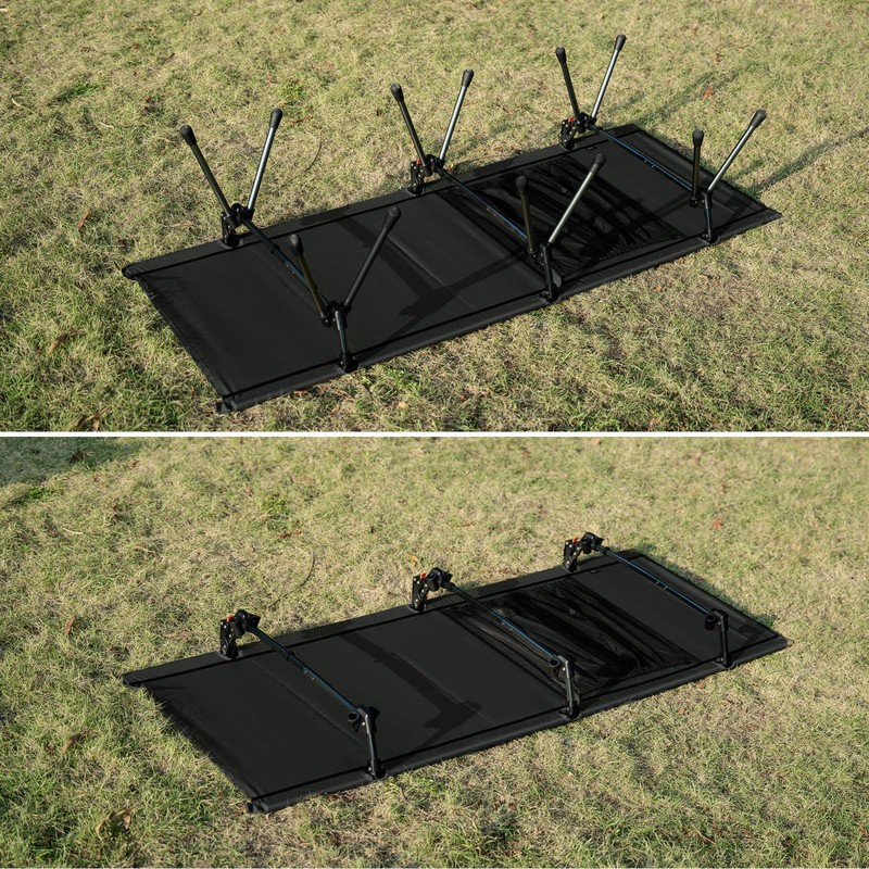 OneTigris SUPRANUBIS Camping Cot, Height Adjustable with Cot Leg Extenders,