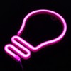 Bulb Shape Neon Light LED Sign for Wall Decor Party