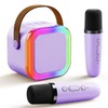 Kids Karaoke Machine for Girls Gifts: Portable Bluetooth Microphone Speaker