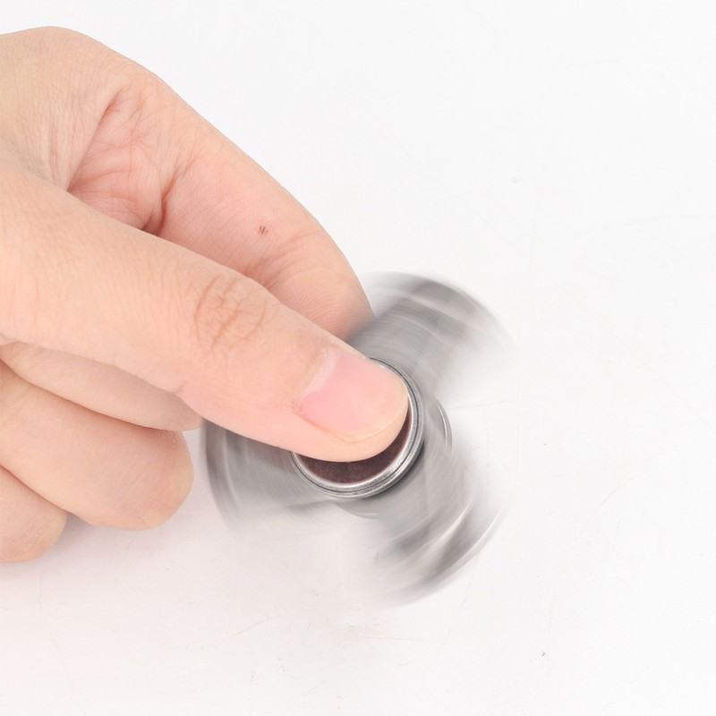 Metal ADHD Fingertip Rotating Toy Anxiety Stress Relief Stainless Steel