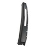 Front Bumper Face Bar Black Steel with Vent Hole Replacement