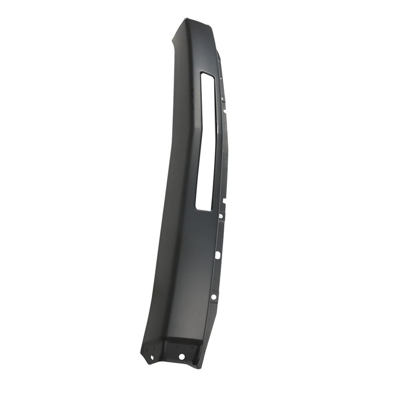 Front Bumper Face Bar Black Steel with Vent Hole Replacement