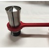 Keyed 5C Collet Stop Wrench Tool Lathe CNC Machine Red