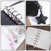 100PCS 1/2 Inch Binder Rings, Small Loose Leaf Book Rings,