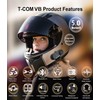 FreedConn Motorcycle Helmet Bluetooth Headset,TCOM VB with Music Sharing 2-Riders