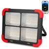 100W Solar LED Work Light - Ultra Bright Portable Magnetic