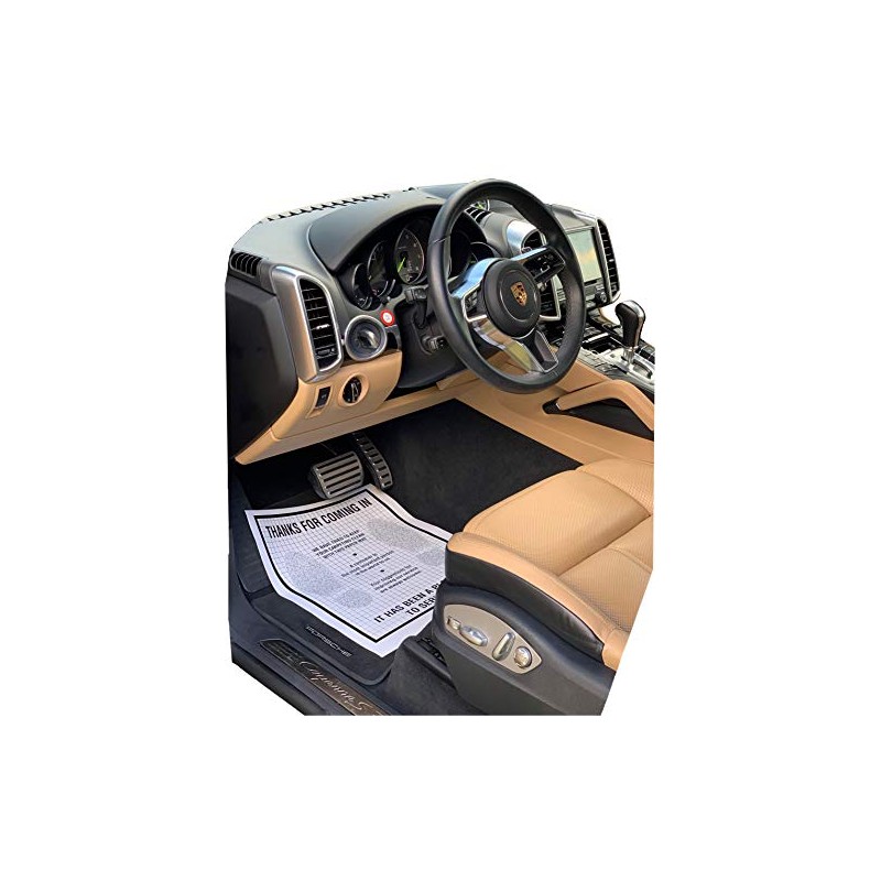 AutoMat Heavy Duty Premium Reinforced Plastic Coated Disposable Paper Automotive