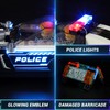 FUNWHOLE Police Patrol Car Lighting Building-Bricks Set - Cyberpunk City