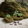 1 Set Sand Table Jungle Miniature Statue Stone Mini Tree