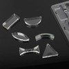 WINGONEER Physical Optical Parallel Lens Set Meniscus Lens Triangle Prismatic