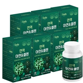 뉴일리 Newly Zinc Selenium Immunity 900mg 60 tablets 6 boxes (12 months supply) / 뉴일리 아연 셀렌 면역 900mg 60정 6박스(12개월분)