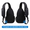 WATERFLY Sling Bag Sling Backpack Crossbody Bag Hiking Daypack for