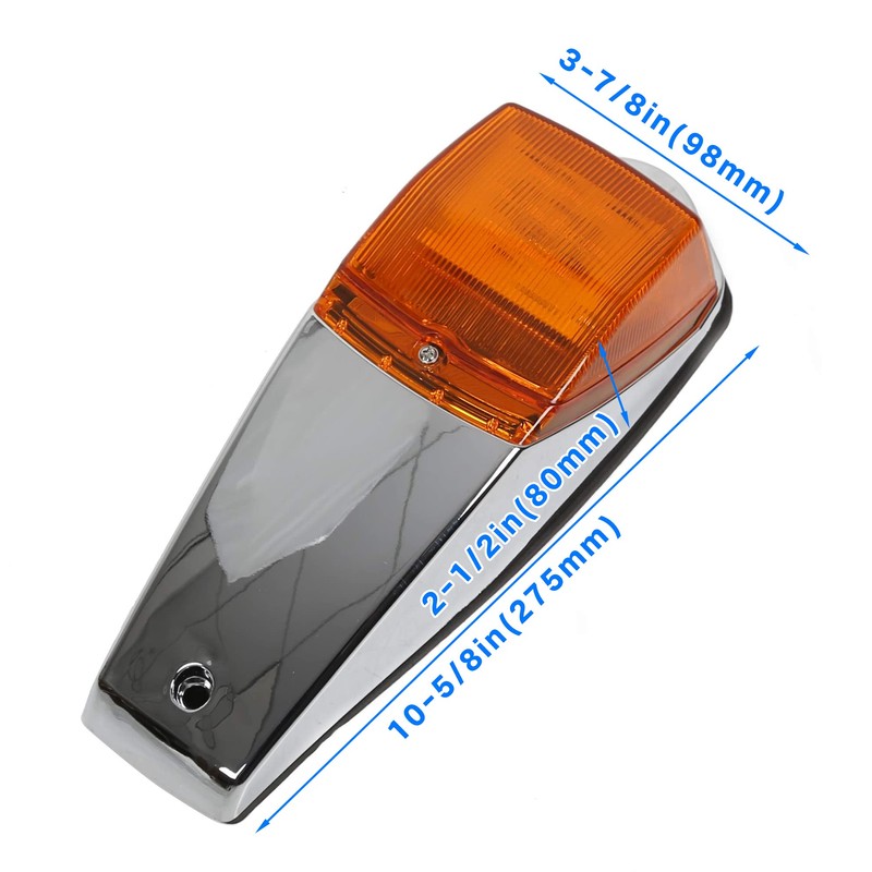 7BLACKSMITHS 5PCS 31LED Amber Cab Marker Light Top Roof Truck