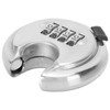 4 Digit Combination Disc Padlock with Hardened Steel Shackle Lock