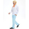 Mahoon Halloween Fred Costumes Cosplay, Azul & blanco, X-Large