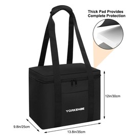 Yorkenbe Carrying Case Compatible with Jackery Explorer 1000 V2, Water Resistant Padded Portable Power Station Storage Bag, for RV Travel, Outdoor Camping