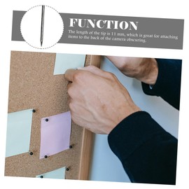 Operitacx 1 Satz Stift Inoxlm Aufbewahrungsdose Tatsächl Büroartikel Aufbewahrungsbox Für Daumen Klar Perlen Tragbare Stecknadel Verschleißfeste Reißnägel Rostfreier Stahl 600 Stück