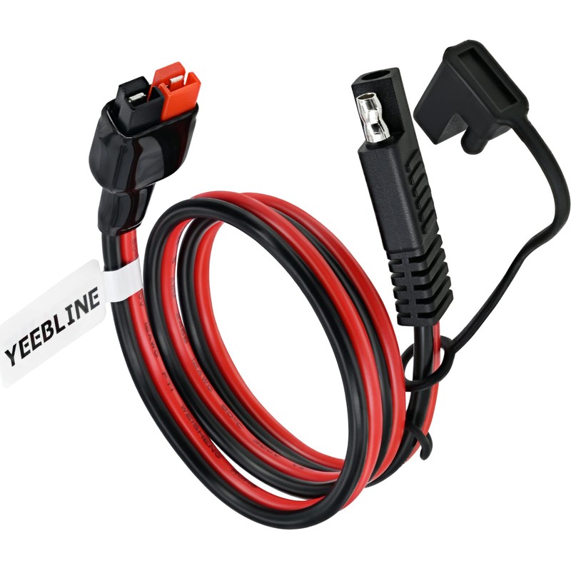 Yeebline SAE Anderson Connector, 2FT 12AWG 45A Anderson Connector Adapter