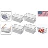 Durable Wire Basket Freezer Organizers for Efficient Space Utilization -