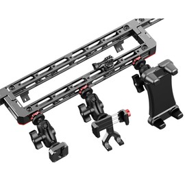 EASEORD Dash Mount Platform Phone Holder Compatible with 2018-2023 Jeep Wrangler JL JLU & Gladiator JT, 7 Devices Dash Mount for Phone,Tablet,for Gopro,Insta360,Radio,Handheld walkie Talks