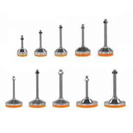 ONPIRA Machine Feet, Leveling Feet, Leveling Feet, Vibration Dampening and Height Adjustable, Available in 10 Sizes (Diameter 80 x 170 mm / M16)