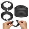 PATIKIL 44mm Plumbing Cover Plates, 9 PCS Wall Split Flange