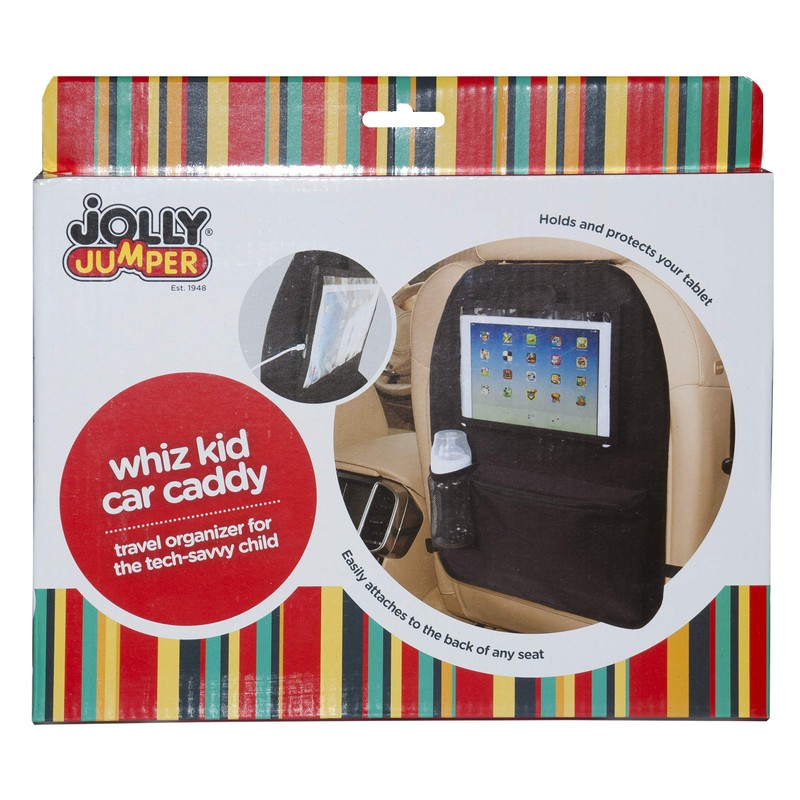 Jolly Jumper Whiz Kid Car Organizer, Black