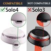 SOULWIT Earpads Cushions Replacement for Beats Solo 4 Wireless On-Ear