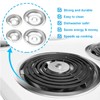 Premium Drip Pan Electric Stove Burner Covers for Whirlpool, Maytag,