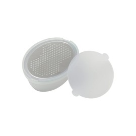 Pearl Metal CC-1611 Grater Seasoning Ginger Garlic Container with Protective Cover Simple Use