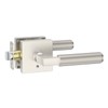 Amerdeco 1 Pack Privacy Door Handles, Brushed Satin Nickel Interior,