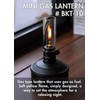 CAMPINGMOON Candle Lantern Gas Mini Small Camping Backpacking Black BKT-1D
