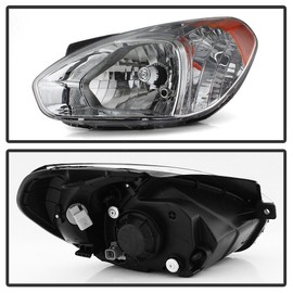 ACANII - For 2007 2008 2009 2010 2011 Hyundai Accent GS SE GLS SR Headlights Headlamps Assembl Driver + Passenger Side