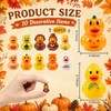 50 Pcs Thanksgiving Mini Ducks, 10 Styles Fall Ducks
