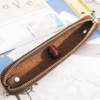 Leather Pencil Case, Retro Pencil Case, Portable Pen Case with