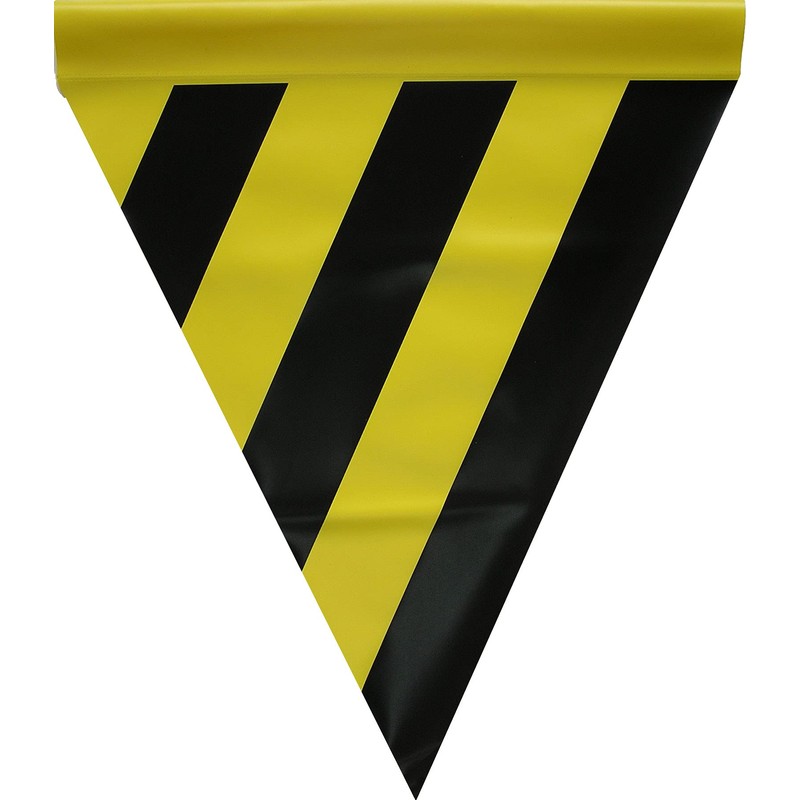 yutaka Makeup Safe shown Flag Triangle (Tubular) Tiger Pattern "Yellow