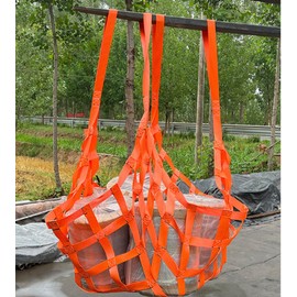 CiCixixi Safety Cargo Hanging Net, Hanging Lifting Net Cargo Hanging Net, Cargo Net Material Handling Strap, Hanging Lifting Net Mesh Size 10 cm (1 x 1 m)