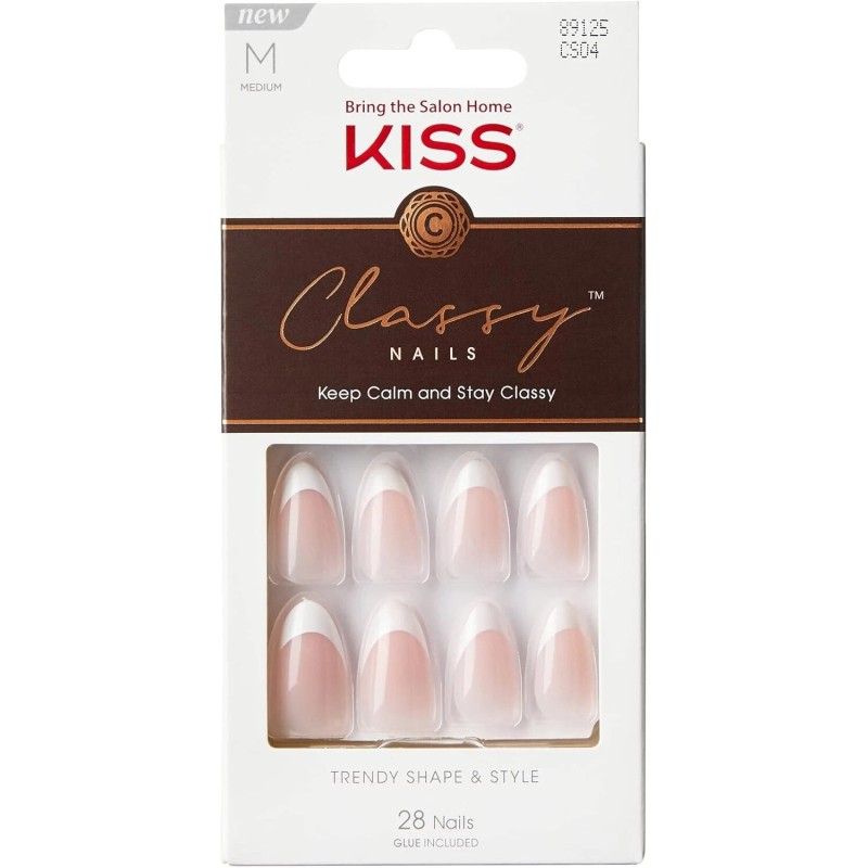 KISS Classy Fake Nails - Dashing Waterproof DIY Manicure Kit