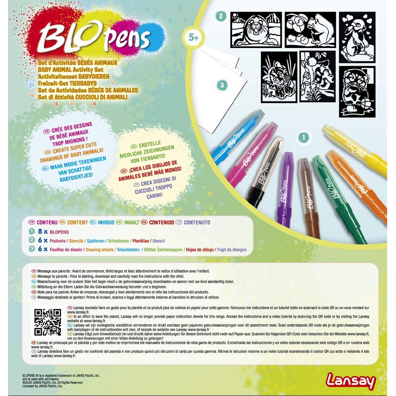Blopens - Leisure Set Animal Babies - Drawings and Colouring