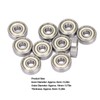 10Pcs 626Z Ball Bearing, 6x19x6mm Stainless Steel Double Shielded Deep