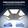 Flag Pole Light Solar Powered Top Mount, 2000Lumen IP67 Waterproof