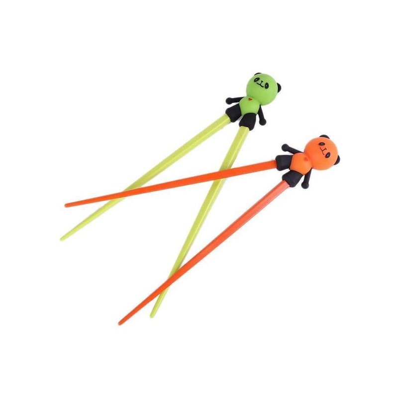 Lachineuse Orange Panda Practice Chopsticks