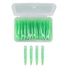 60Pcs Interdental Brush Practical Slim Braces Cleaner with PP Handle