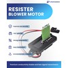 PANNUOSCS HVAC Blower Motor Resistor with Harness Compatible with 2003-2007