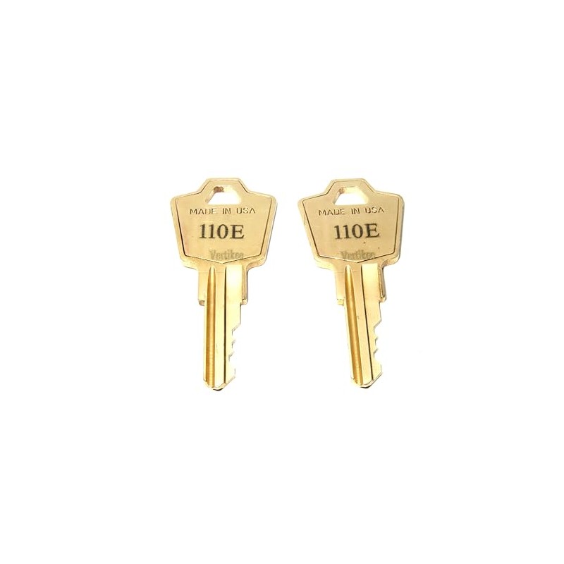 HON 110E File Cabinet Replacement Keys Dark Engraved Vertikee(TM)